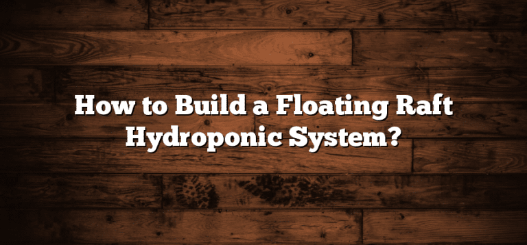 How To Build A Floating Raft Hydroponic System Inter Culturalu