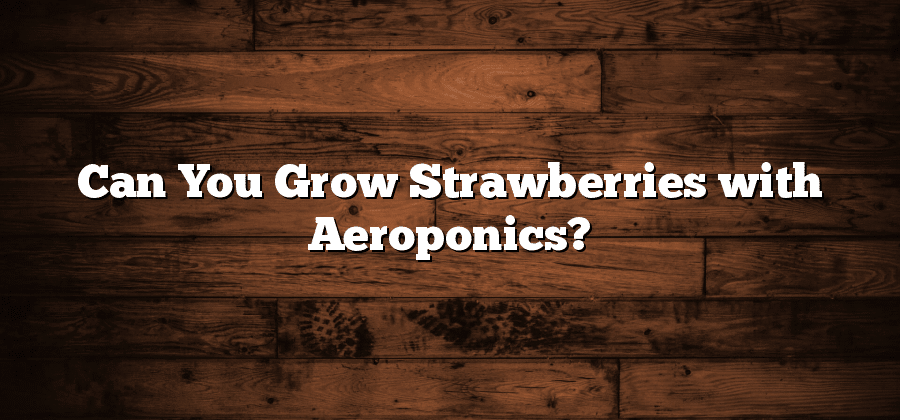 Can You Grow Strawberries with Aeroponics?