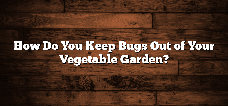 How Do You Keep Bugs Out of Your Vegetable Garden?