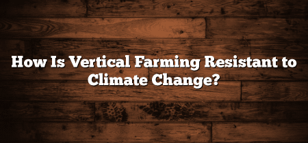 How Is Vertical Farming Resistant to Climate Change?