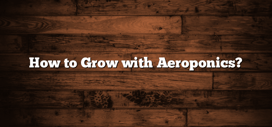 How to Grow with Aeroponics?