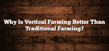 Why Is Vertical Farming Better Than Traditional Farming?