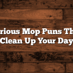 20 Hilarious Mop Puns That Will Clean Up Your Day