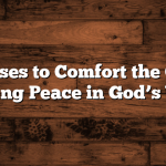 Bible Verses to Comfort the Grieving: Finding Peace in God’s Word