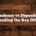 Dependence vs Dependency: Understanding the Key Differences