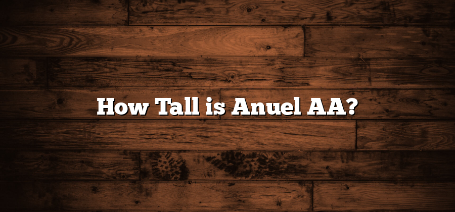 How Tall is Anuel AA?