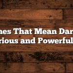 Names That Mean Dark: A Mysterious and Powerful Guide