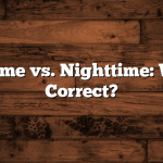 Night Time vs. Nighttime: Which Is Correct?