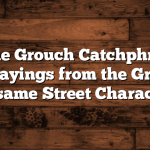 Oscar the Grouch Catchphrases: 15 Iconic Sayings from the Grumpiest Sesame Street Character