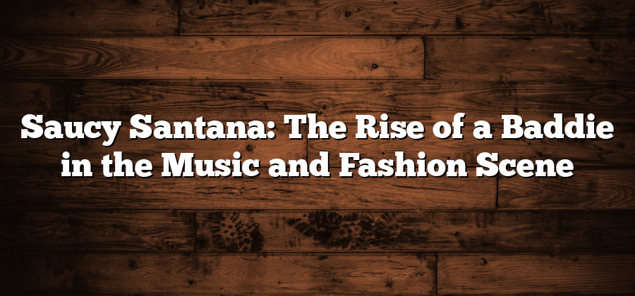 Saucy Santana: The Rise of a Baddie in the Music and Fashion Scene