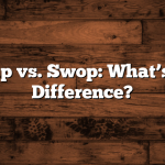 Swap vs. Swop: What’s the Difference?