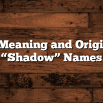 The Meaning and Origins of “Shadow” Names