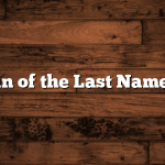 The Origin of the Last Name “White”