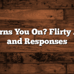 What Turns You On? Flirty Answers and Responses