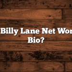 What is Billy Lane Net Worth, Age, Bio?