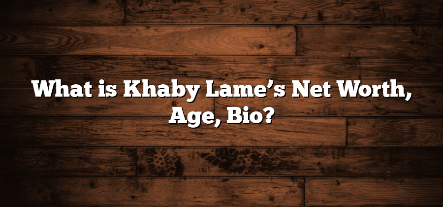 What is Khaby Lame’s Net Worth, Age, Bio?