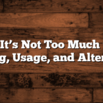 “I Hope It’s Not Too Much to Ask”: Meaning, Usage, and Alternatives