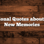 Inspirational Quotes about Making New Memories