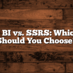 Power BI vs. SSRS: Which One Should You Choose?