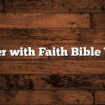 Prayer with Faith Bible Verse