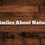 Similes About Nature