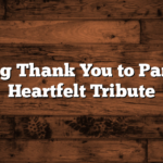 Wedding Thank You to Parents: A Heartfelt Tribute