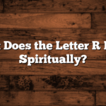 What Does the Letter R Mean Spiritually?