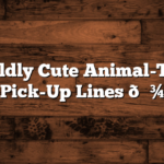 🐾 Wildly Cute Animal-Themed Pick-Up Lines 🐾