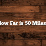 How Far is 50 Miles?